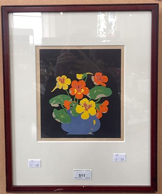 Lot 511 - John Hall-Thorpe (1874-1947) Nasturtiums...