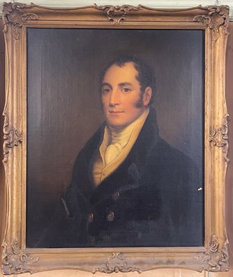 Lot 515 - J. Moir (19th century)  
Half-length portrait...