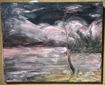 Lot 458A - George Secan 
Landscape  
oil on canvas,...