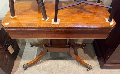 Lot 534 - A 19th century satinwood and ebony lined...