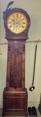 Lot 538 - A 19th century mahogany longcase clock, J & W...