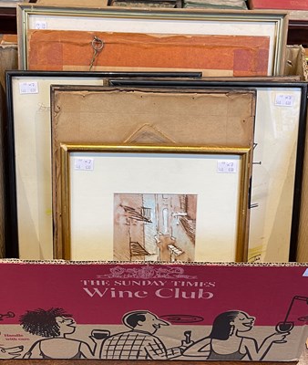 Lot 550 - Seven assorted decorative pictures and prints...
