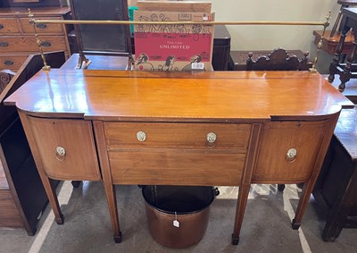 Lot 553 - An Edwardian mahogany and satinwood banded...