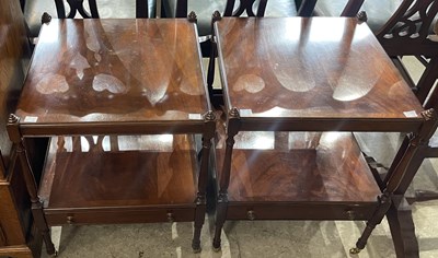 Lot 567 - A pair of George III style reproduction...