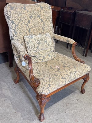Lot 588 - A 20th century George III style upholstered...