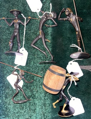 Lot 229 - Richard Rohac, four Austrian bronze figures...
