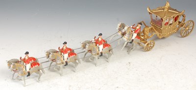 Lot 410A - W. Britain, a Diecast Coronation Coach and...