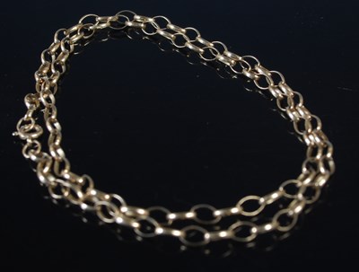Lot 232C - A 9ct gold necklace, 5.9 grams.
