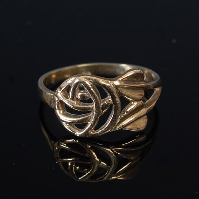 Lot 233 - A 9ct gold Charles Rennie Mackintosh style...