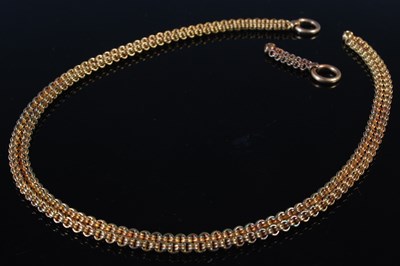 Lot 254 - A late 19th/ early 20th century yellow metal...