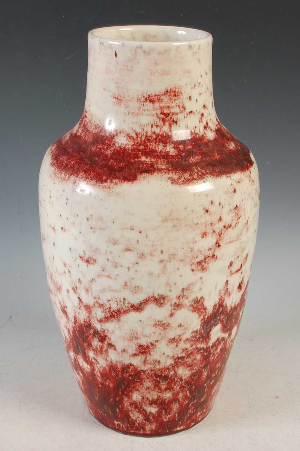 Lot 258 - A Ruskin pottery high-fired Sang De Beouf...