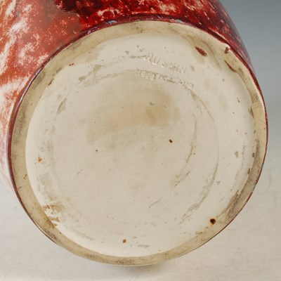 Lot 258 - A Ruskin pottery high-fired Sang De Beouf...