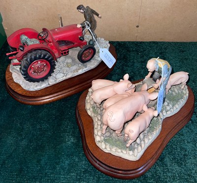Lot 365A - Two Border Fine Art figures, Kickstart B0541;...