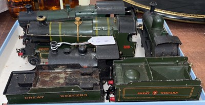 Lot 405D - A vintage Hornby County of Bedford clockwork...