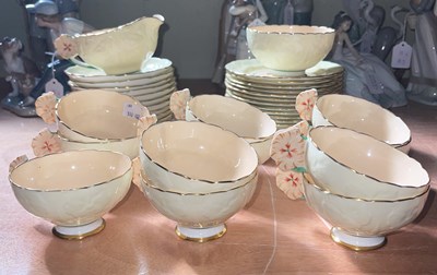 Lot 423D - A Paragon Fine China Pansy flower handled part...