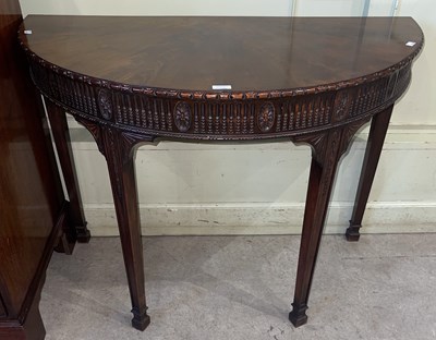 Lot 539B - A reproduction George III style mahogany...