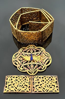 Lot 50 - An early/ mid 20th century Arabian yellow...