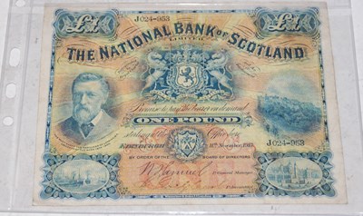 Lot 227 - Banknotes - The National Bank of Scotland £1...