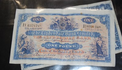 Lot 226 - Banknotes - A collection of four Scottish...