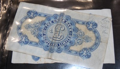 Lot 226 - Banknotes - A collection of four Scottish...