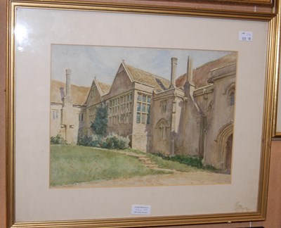 Lot 580 - Anne Woodword, Portofino, Italy, watercolour,...