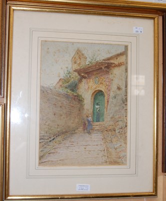 Lot 580 - Anne Woodword, Portofino, Italy, watercolour,...