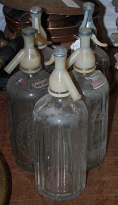 Lot 396 - A group of five vintage Schweppes Soda water...