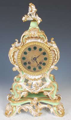 Lot 343 - A late 19th century Paris porcelain Rococo...