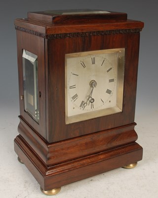 Lot 341 - Johnson, London, a 19th century rosewood...