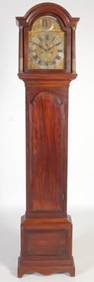 Lot 791 - An 18th/19th century mahogany longcase clock,...