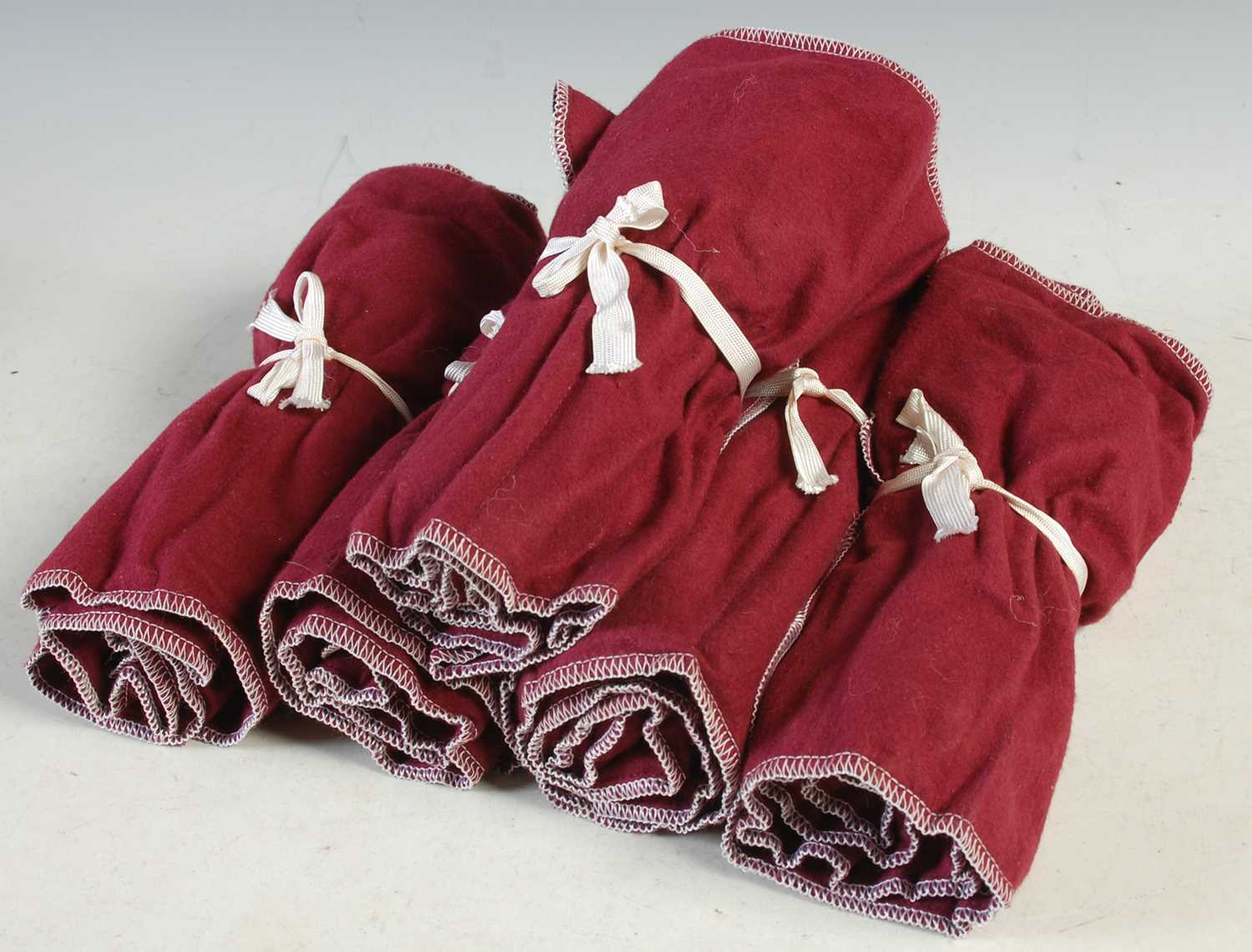 Lot 162 - A silver table service for eight place...