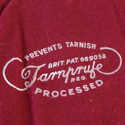 Lot 162 - A silver table service for eight place...