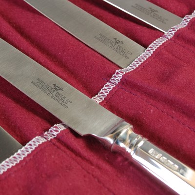 Lot 162 - A silver table service for eight place...