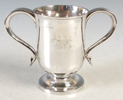 Lot 184 - A George III silver two-handled loving cup,...