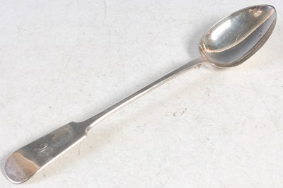 Lot 142 - A Scottish silver basting spoon, by R. Stewart,...