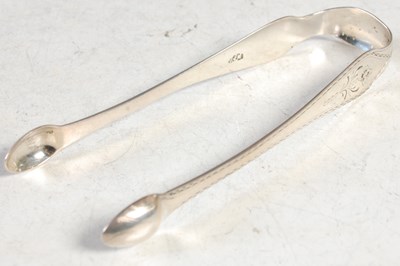Lot 129 - An Irish provincial silver pair of bright cut...