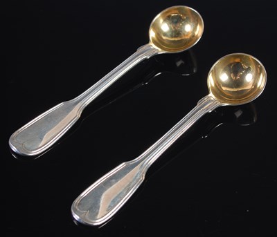 Lot 127 - Paul Storr, A pair of George III silver salt...