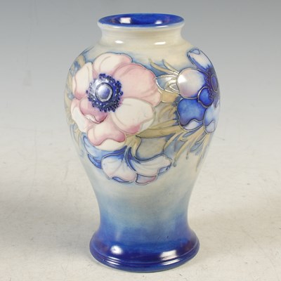 Lot 22 - Anemone, a Moorcroft salt glazed pottery vase,...