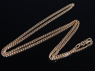 Lot 47 - A 9ct gold necklace, 2.5 grams.