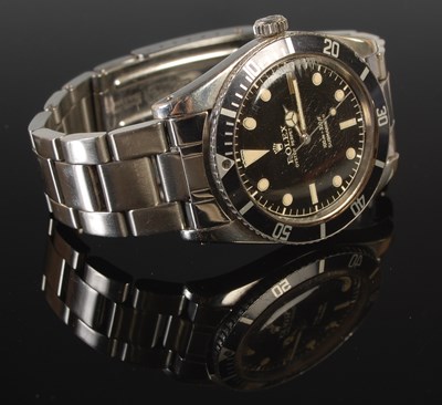 Lot 247 - A vintage Rolex Submariner stainless steel...