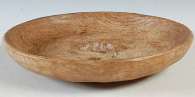 Lot 331 - Robert 'Mouseman' Thompson, a carved oak fruit...