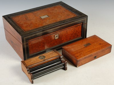 Lot 353 - A late 19th century mother-of-pearl inlaid...
