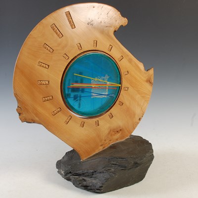 Lot 430 - Scott Irvine, a slate, glass and wood...