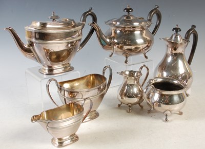 Lot 434 - An early 20th century electroplated three...