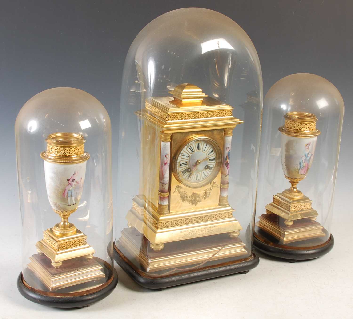Lot 441 - A late 19th century French gilt metal and