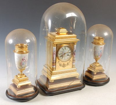 Lot 441 - A late 19th century French gilt metal and...