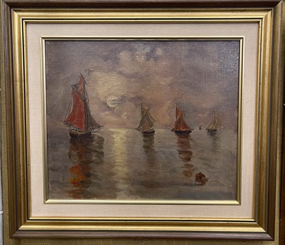 Lot 579 - Early 20th century Scottish School Moonlight...