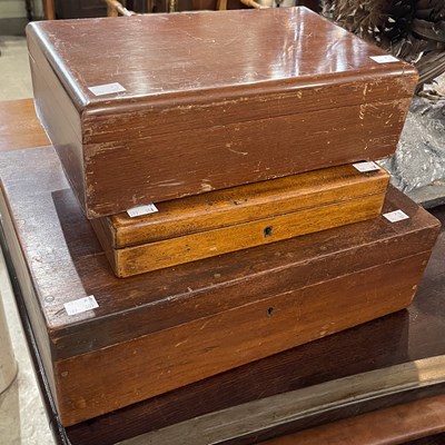 Lot 468 - Three boxes containing assorted cutlery and...