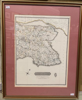Lot 600 - East Part of Fife-Sh., a coloured map,...