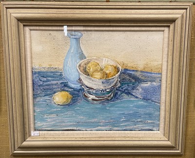 Lot 608 - Ada Hill Walker (1879-1955) Blue and Gold,...